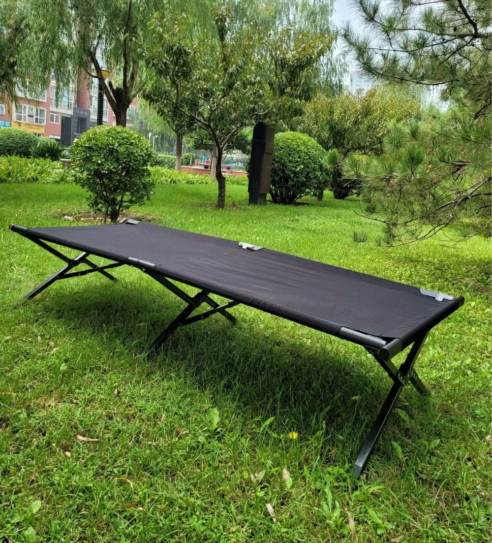 Раскладушка туристическая MIR-0932/Черная