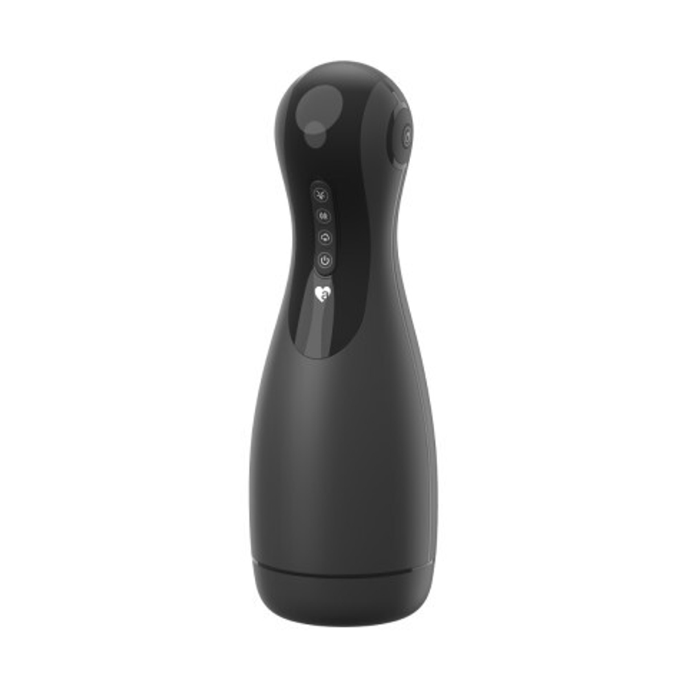 Инновационный мастурбатор Good night с имитацией орального секса от Amovibe (черный)