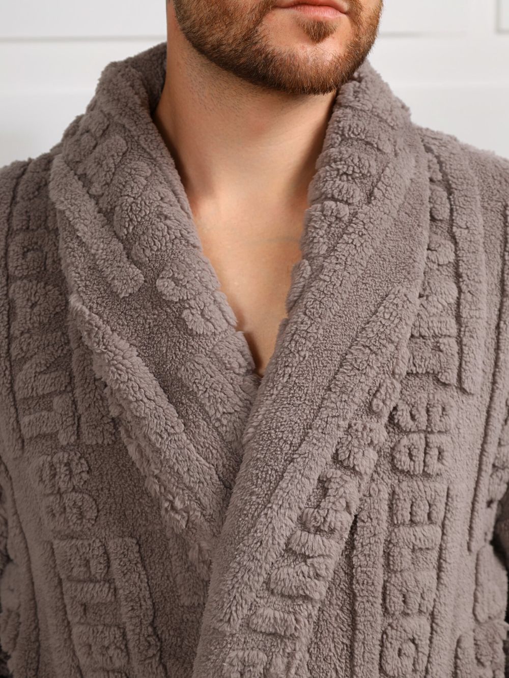 Халат мужской Идеал-3 Виотекс СЕРЫЙ