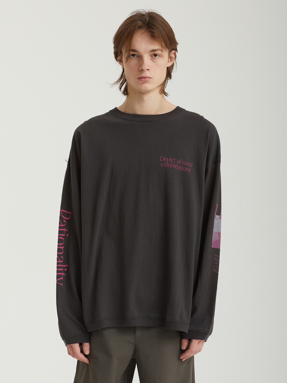 Мужской Лонгслив Hidden Identity By M.enomoto Type-b