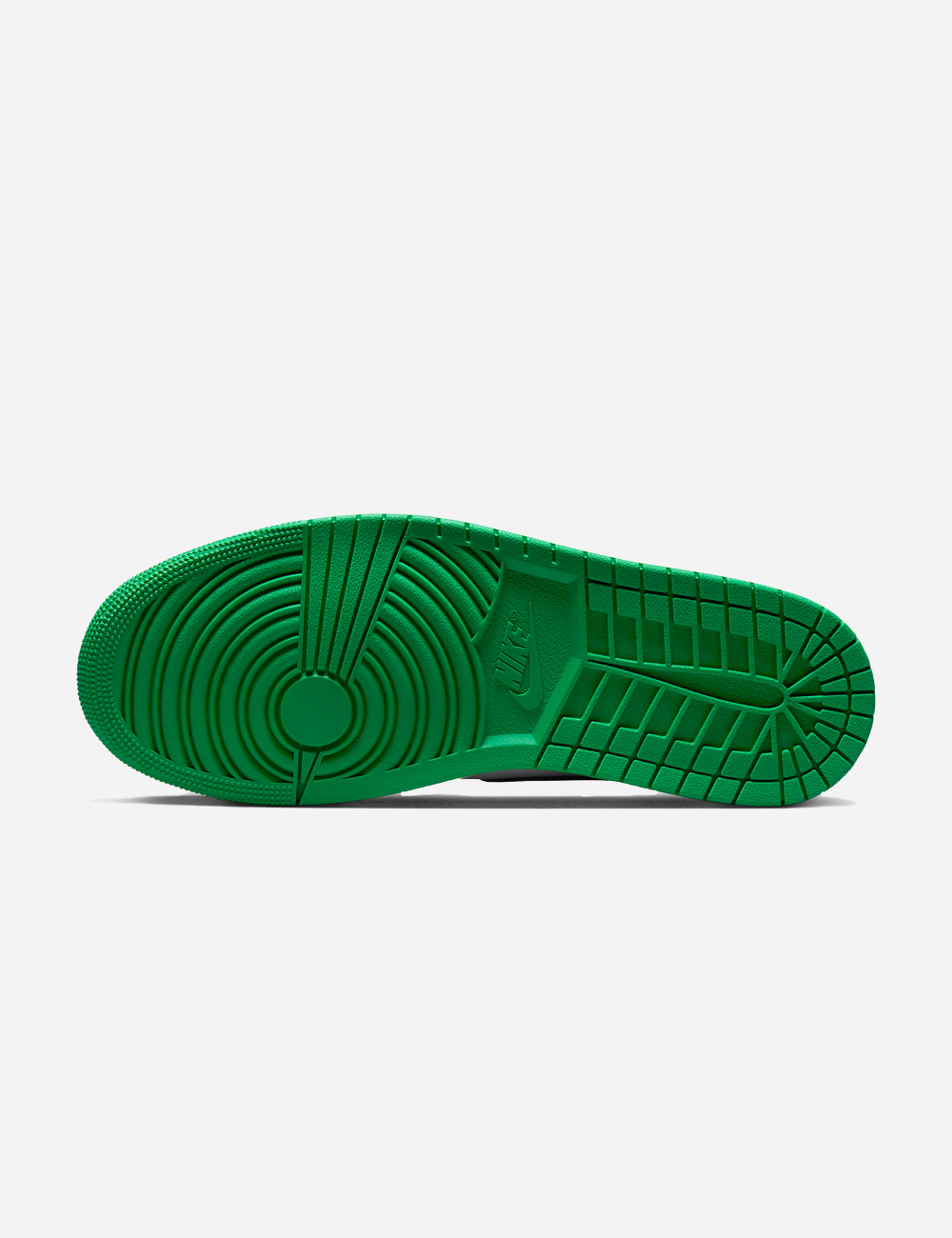 All black jordans with green bottom discount