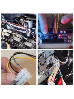 100 штук термоусадочное кольцо с припоем, IP67 водонепроницаемый соединитель, термоусадочный герметичный контакт