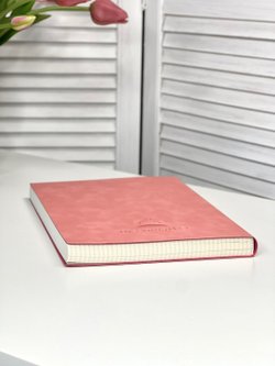 Блокнот А4 200л. (400страниц) в клетку без рамки Розовый (К44-700КБР)