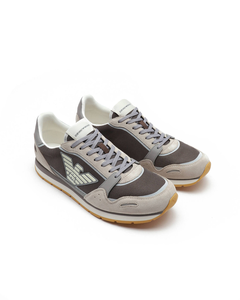 кроссовки Emporio Armani - бежевый(X4X537 XN730)