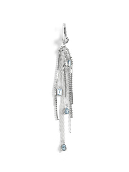 Моносерьга "Caramel drop blue"