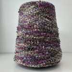 LUCIDO - Missoni; вискоза, люрекс, п/а ; 750м/100гр; Фактурные кисточки; Переход цветов хаки, тауп, фуксия, лаванда