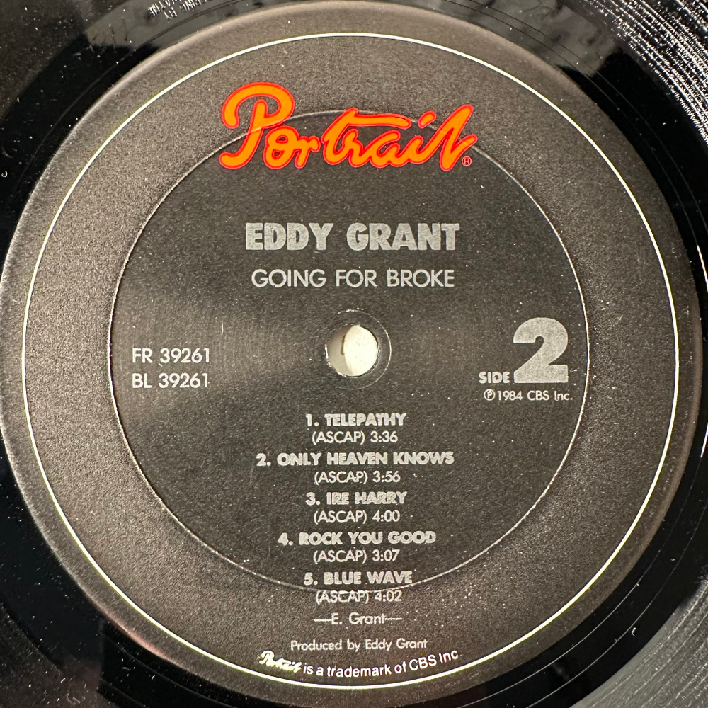 Eddy Grant ‎– Going For Broke (США 1984г.)