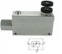 004.003.OXO трехлинейный регулятор расхода 3/8" DN6