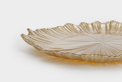 Тарелка закусочная 21см Anna Lafarg Ray золотистая