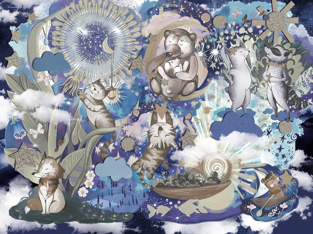 Дизайнерские обои Wall Street Good Night