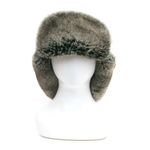 Шапка-ушанка плащевка, Шиншила