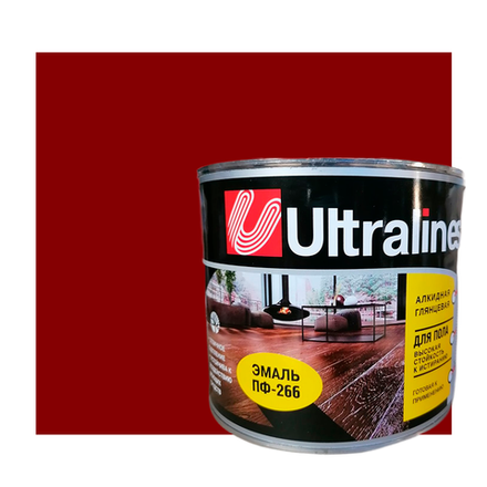 Эмаль ПФ-115 "ULTRA LINES" КРАСНАЯ 2,6кг