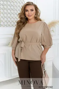 Блуза 2302-бежевый Minova