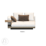 Connery sofa by Minotti Set 3 module 1