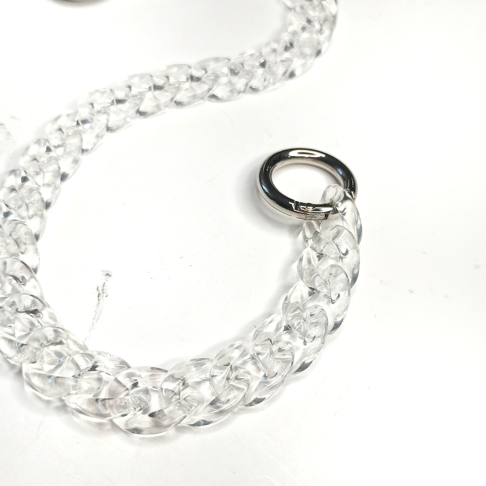 Ручка цепь пластиковая Прозрачный