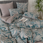 Комплект постельного белья Люкс Сатин 100% хлопок на резинке AR320