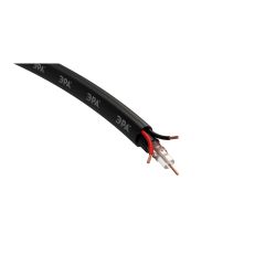 Кабель для аналогового видеонаблюдения ЭРА КВК-П-2 +2x0,5 мм2 бухта 200 метров, чёрный