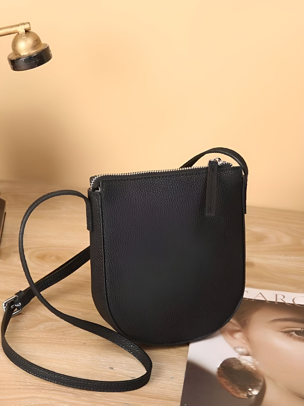 сумка женская натуральная кожа через плечо кросс боди маленькая