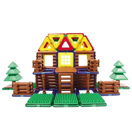 Магнитный конструктор Магформерс Log House Set (87 деталей)