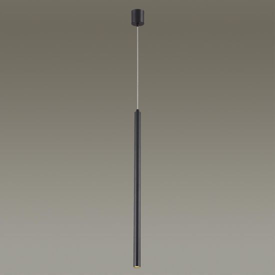 4373/3L HIGHTECH ODL23 311 черный/металл Подвесной светильник (база для встройки в комплекте) IP20 LED 3W Лм 3000K FIANO