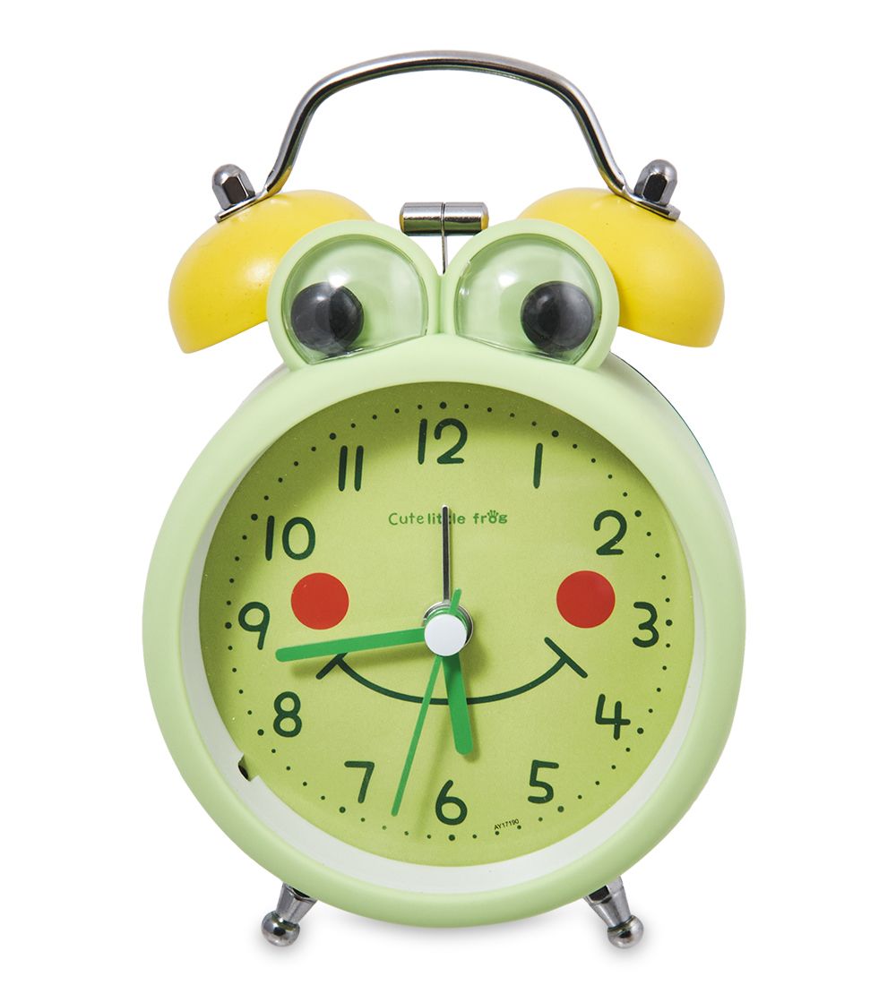 GAEM Art CL-07/2 Будильник «Лягушка» салатовый