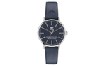Adidas Originals Wrist Watch Quartz Movement Leather Strap 38mm Blue Dial Unisex 50m Water Resistant