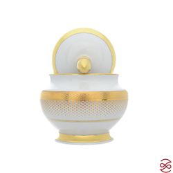 Кофейный сервиз Falkenporzellan Rio white gold 6 персон 17 предметов