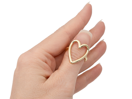 Кольцо "Сердце" 24мм