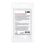 Белая акриловая анальная втулка 8см ToyFa Basic 881305-10