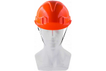 КАСКА ЗАЩИТНАЯ СИБРТЕХ С ХРАПОВЫМ МЕХАНИЗМОМ ЕВРОПЛАСТ ОРАНЖЕВАЯ 89108