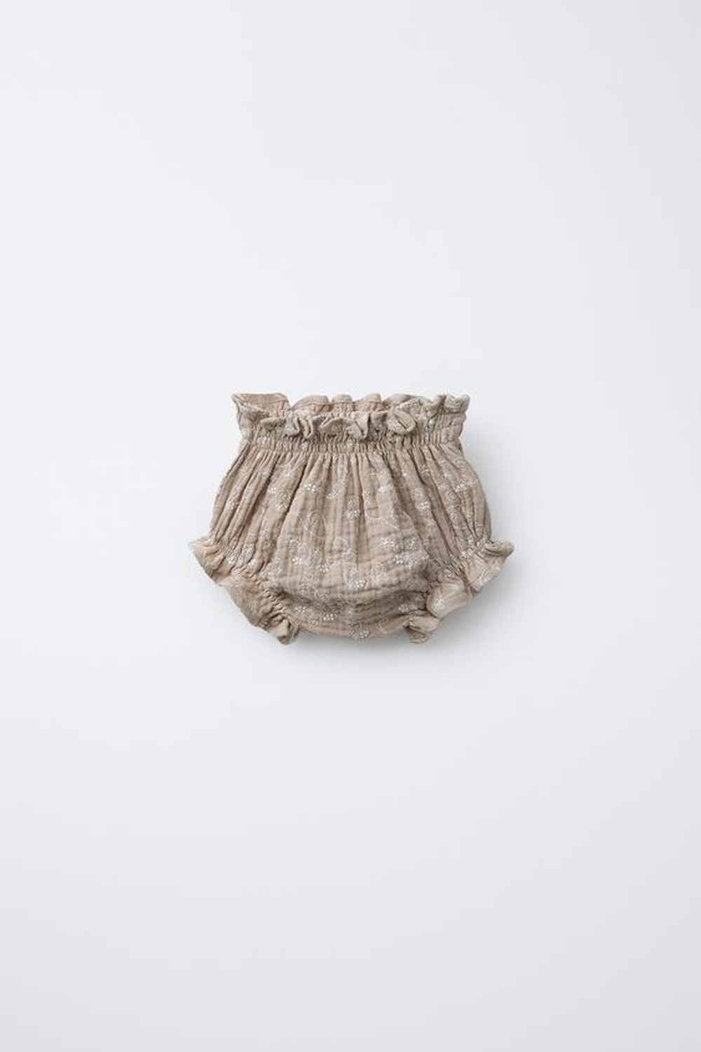 ZARA ТРУСЫ С ЦВЕТОЧНОЙ ВЫШИВКОЙ, НОРКА