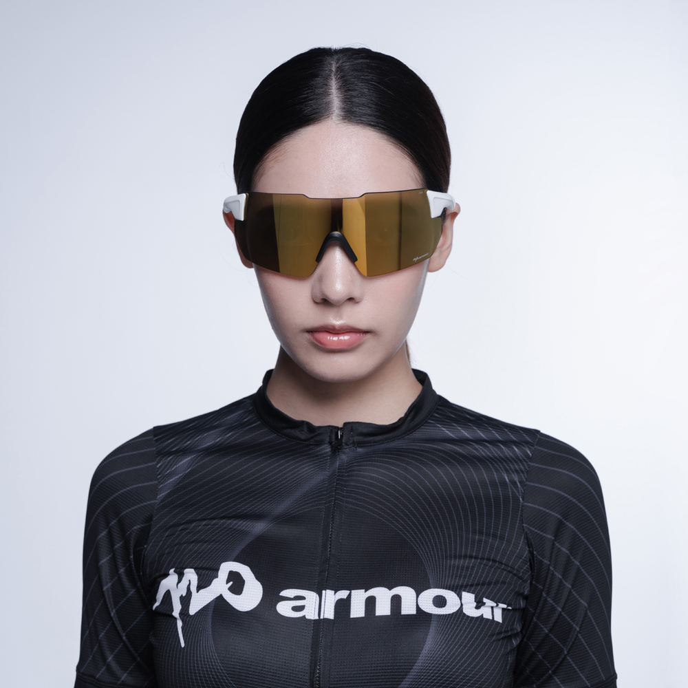 Спортивные очки 720armour Kamikaze C9 / Matte White / Gold Lens
