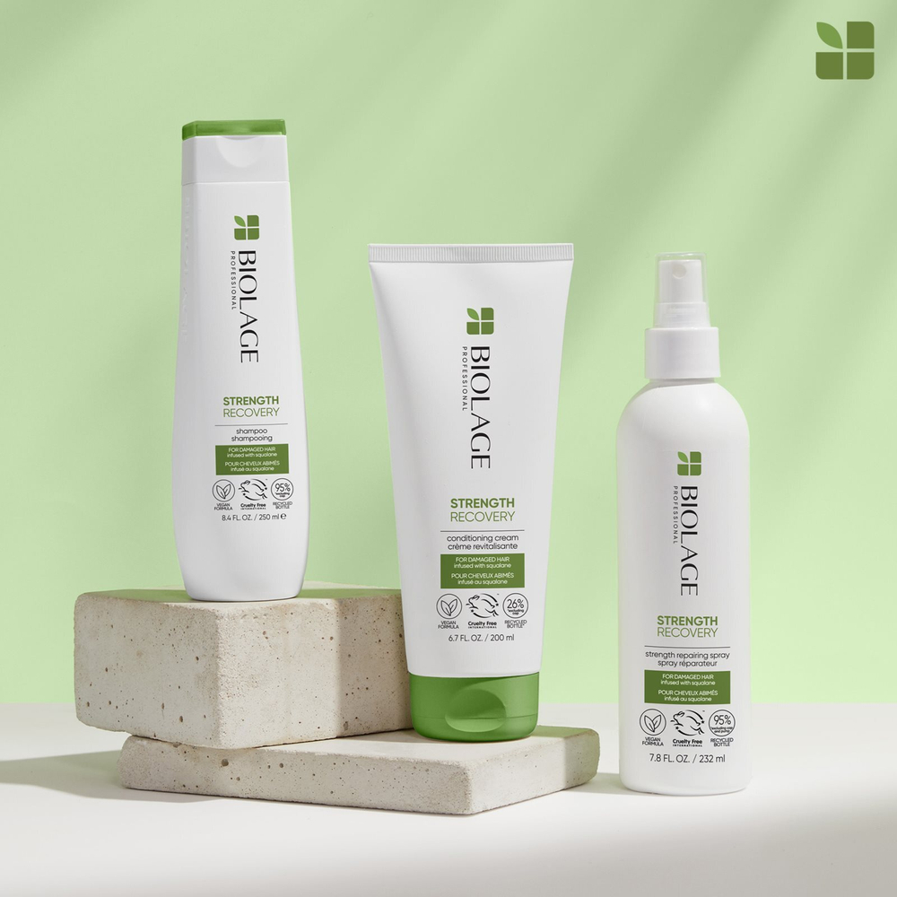 Biolage Strength Recovery - укрепляющий несмываемый уход за поврежденными волосами /   232  ml  / GTIN 884486514691