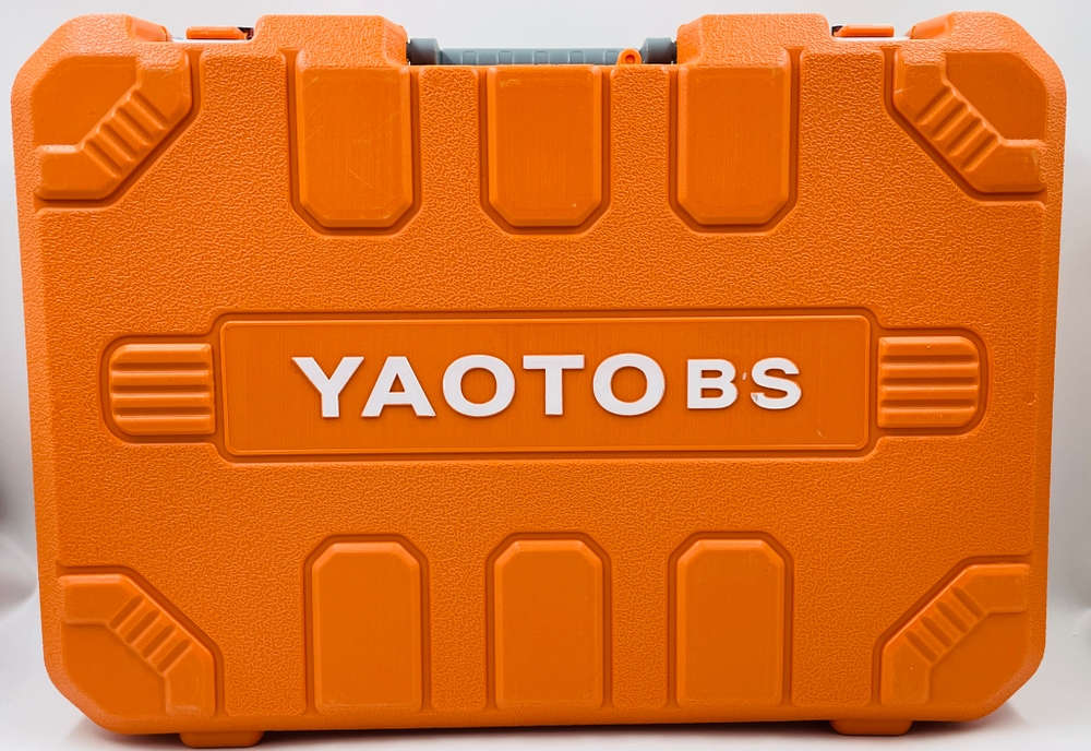 Болгарка Yaoto BS128, бесщёточная, 2 аккумулятора, 4Ач в кейсе