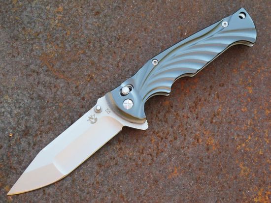 Складной нож Steelclaw Вихрь BAN01 c клинком из стали D2, рукоять алюминий