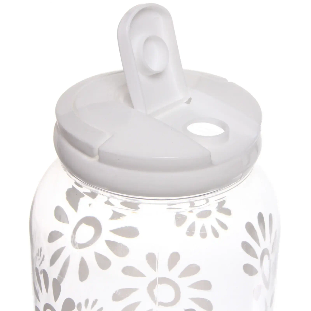 Кувшин пластиковый 3,8л «Летний микс» в наборе с 4-мя стаканами 650мл