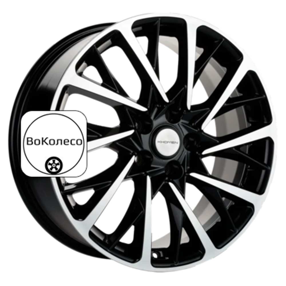7,5x18/5x110 ET40 D67,1 KHW1804 (Evolute i-Joy) Black-FP Khomen Wheels