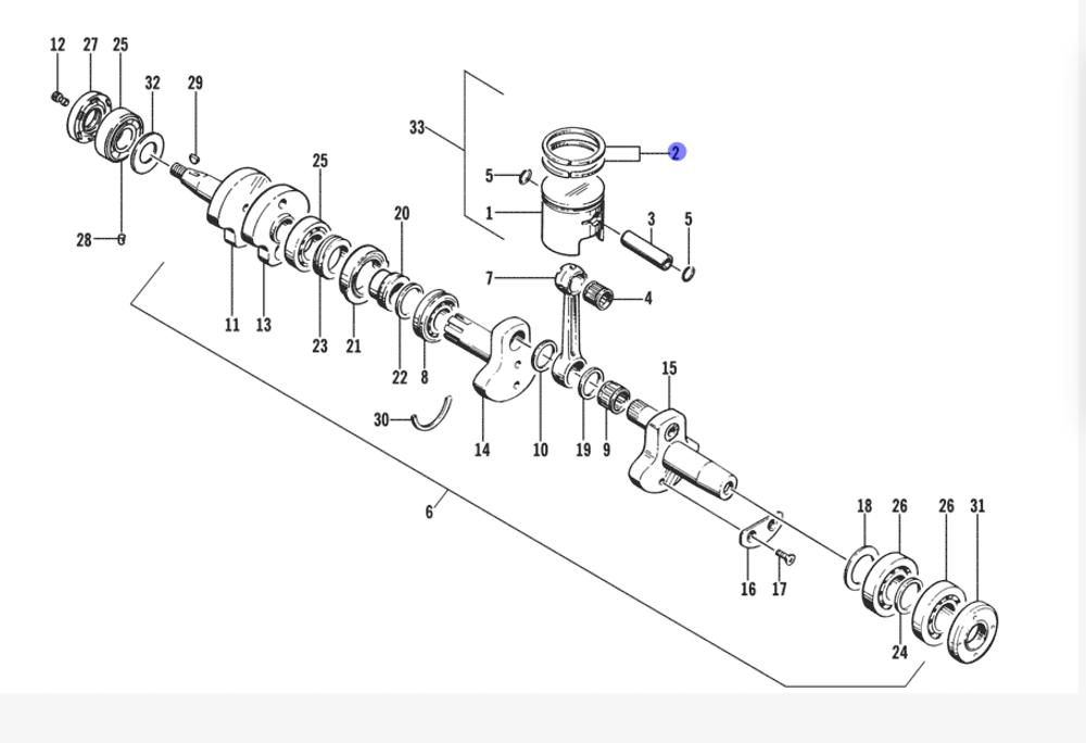 Поршневые кольца Arctic Cat 3004-825