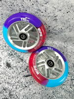 Набор колес HIPExtreme H5 mix 110*24 мм, серебро/розовый/голубой/фиолетовый