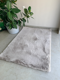 Ковер меховой имитация кроличьего меха