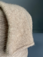 Пряжа Mongolia Cashmere 26/2 (100% кашемир) 1300 м/100 гр, бежевый меланж (органик)