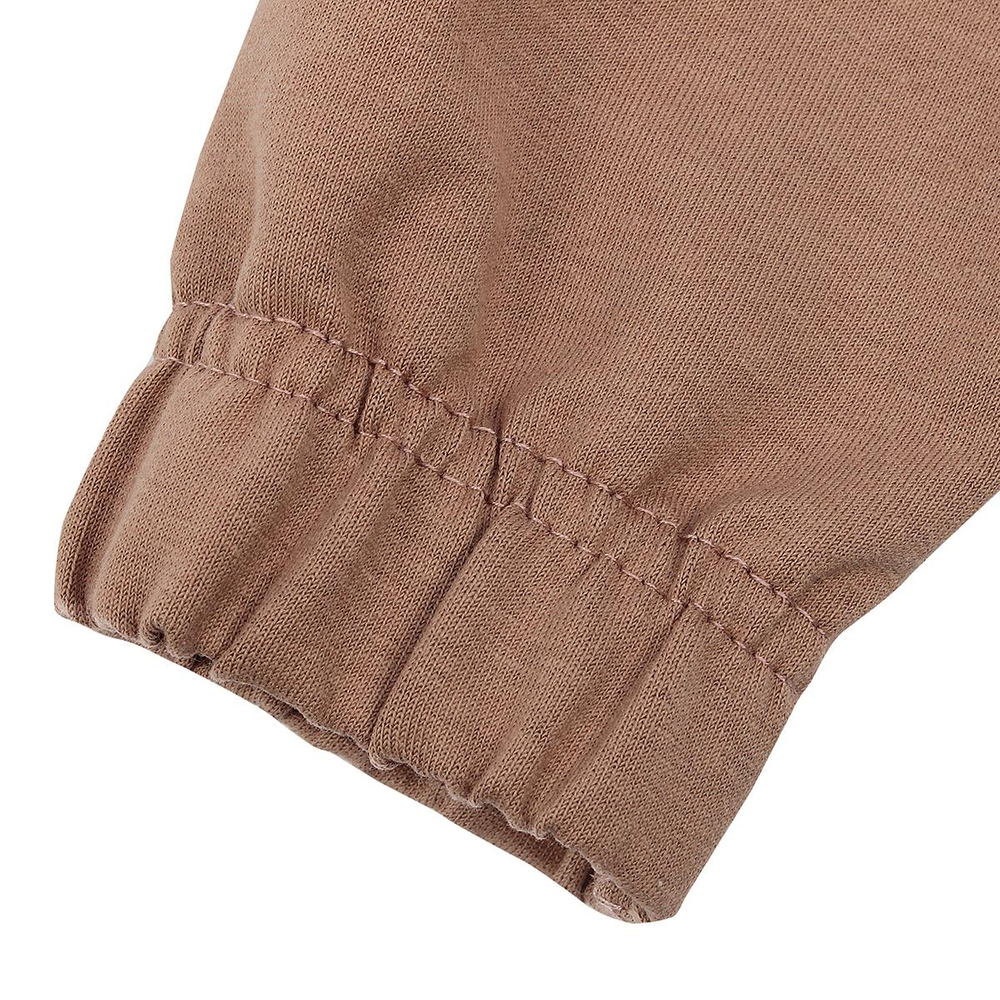 Костюм д/мальчика (джемпер+брюки) КМ-835/6 р.128 "Робот-6" коричневый (Ивашка)