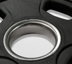 Диск олимпийский обрезиненный BRONZE GYM черный 25 кг