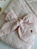 Одеяло-конверт для новорожденного "Jana-бант" (Одеяло-конверт, поясок) (Цвет: Розовый)