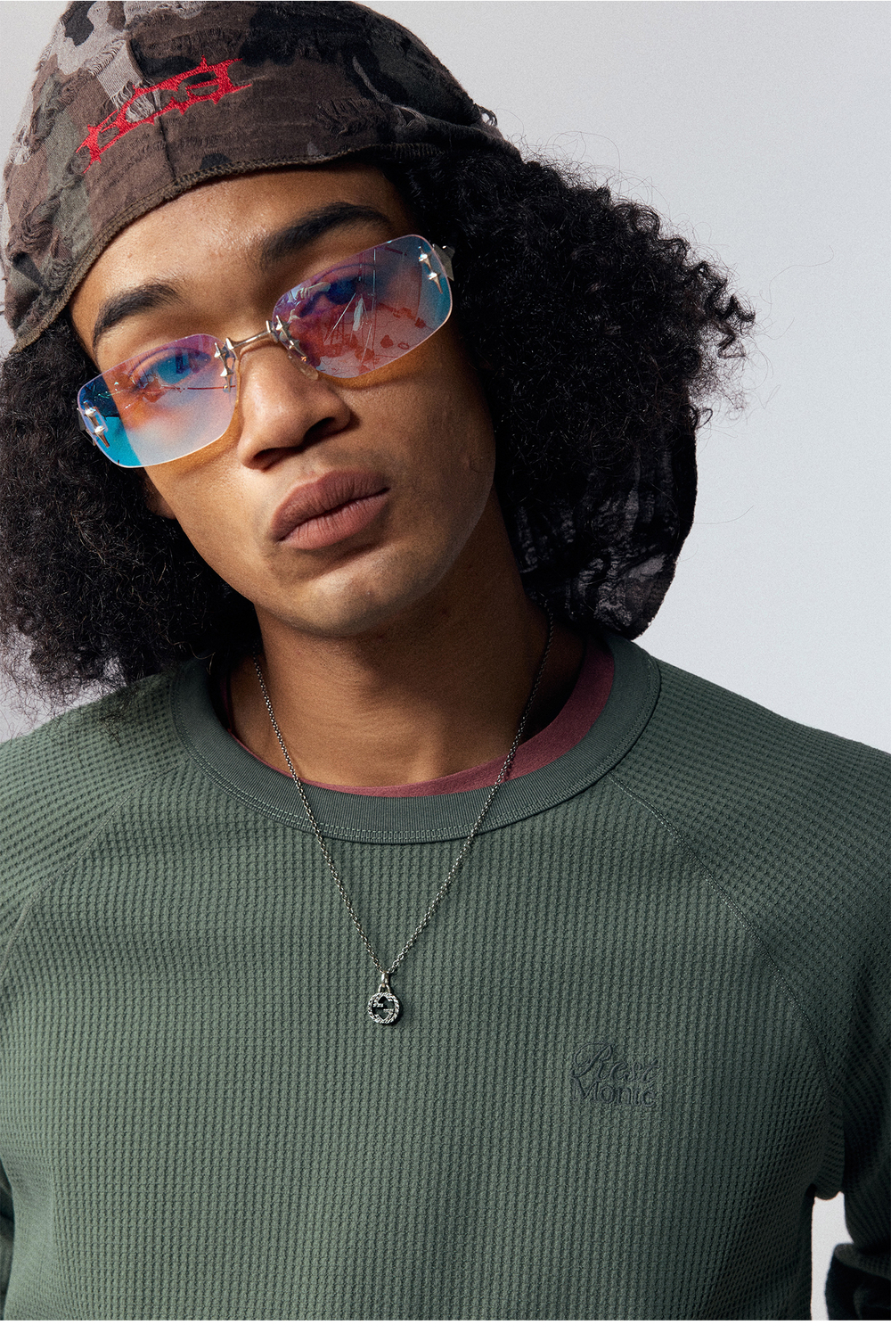 Лонгслив Nothomme Waffle Grid Basic Long-Sleeve