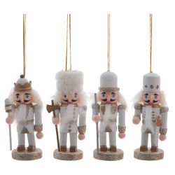 GAEM Набор из 4шт Украшение новогоднее "Щелкунчик", L17,5 W4 H10,5 см