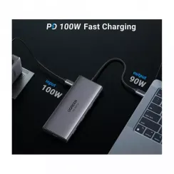 Ugreen CM639 10-in-1 USB-C port Converter Grey