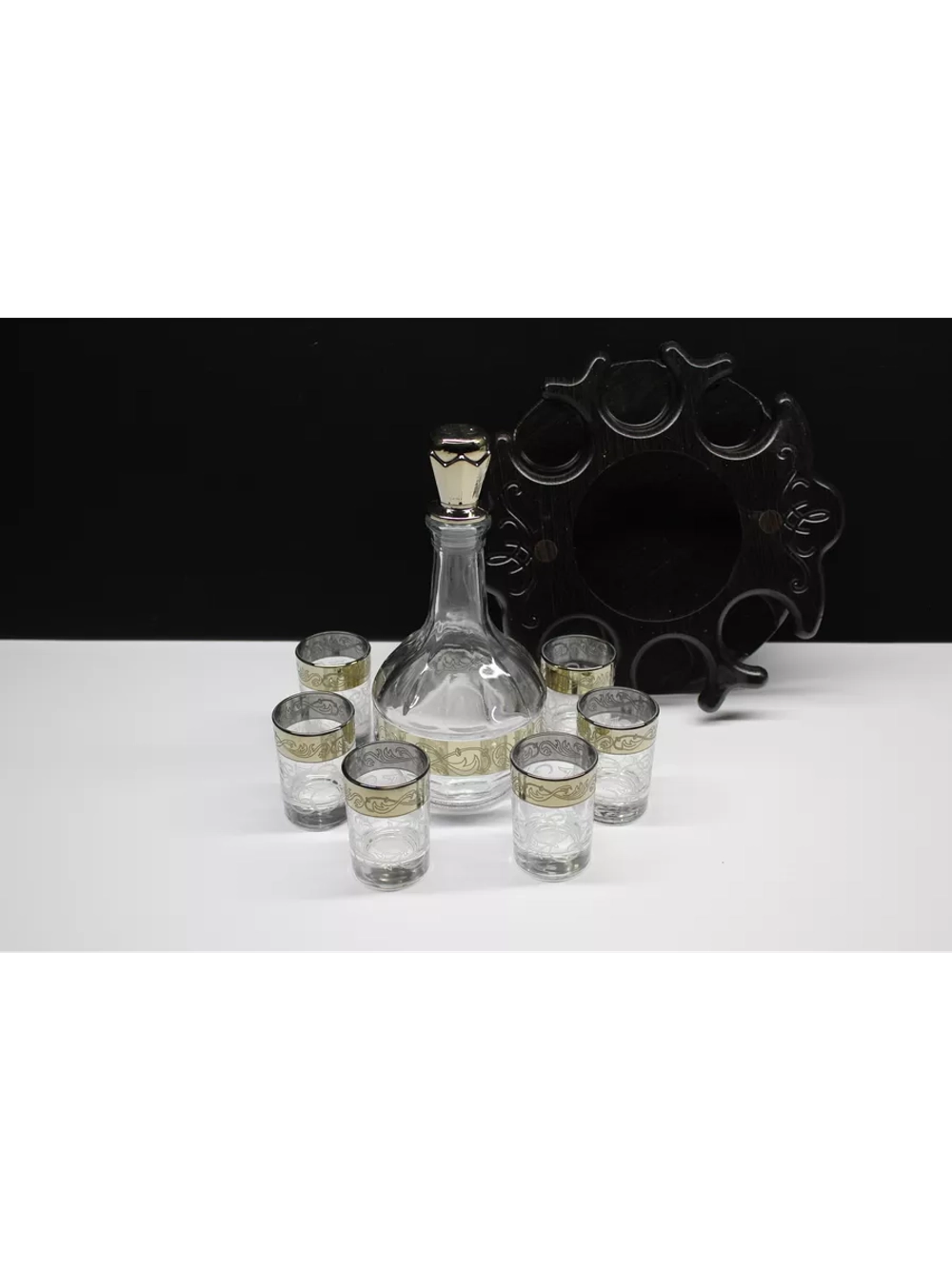 Стопки для водки 6 шт, графин стеклянный