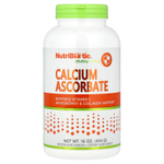 NutriBiotic, Immunity, аскорбат кальция для поддержки иммунитета, кристаллический порошок, 454 г (16 унций)