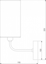 Бра Eurosvet Purezza 60128/1 золото